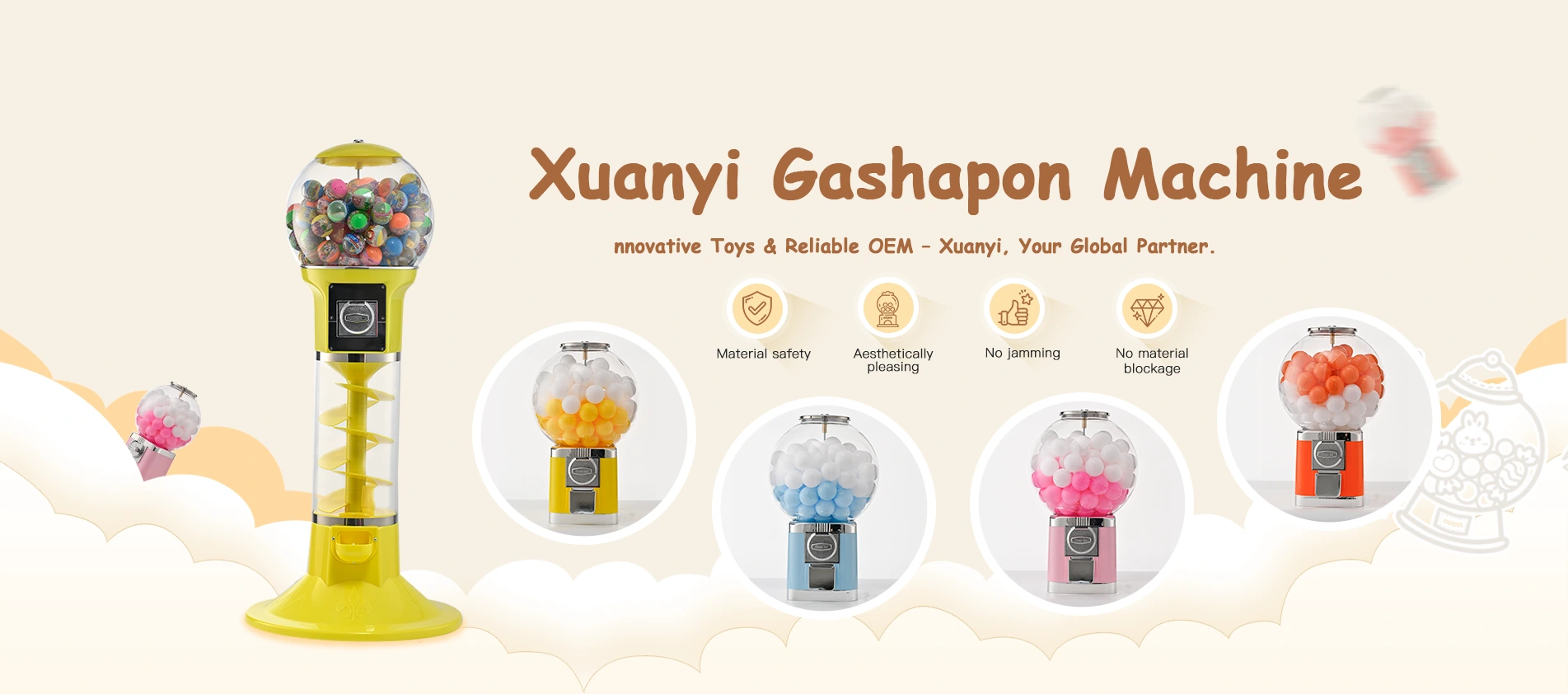 Lieferant von vertikalen Gashapon-Maschinen
