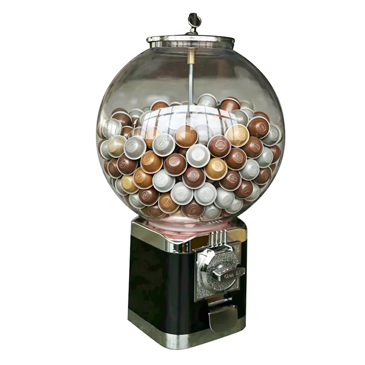 Runde Kaffeekapsel-Gashapon-Maschine